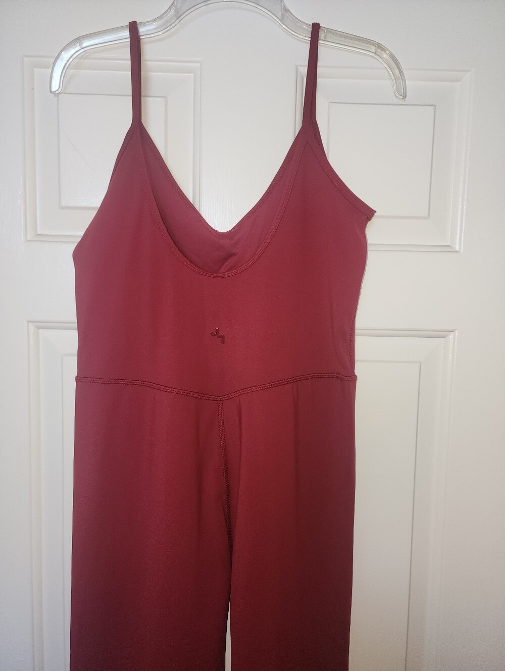 JoyLab Burgundy Active Sleeveless Stretch Jumpsuit - Picture 7 of 8